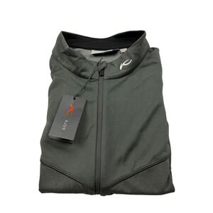 KJUS Mens Westport Vest Dark Green Full Zip Golf Activewear‎ MG40-J00 Size 54 XL